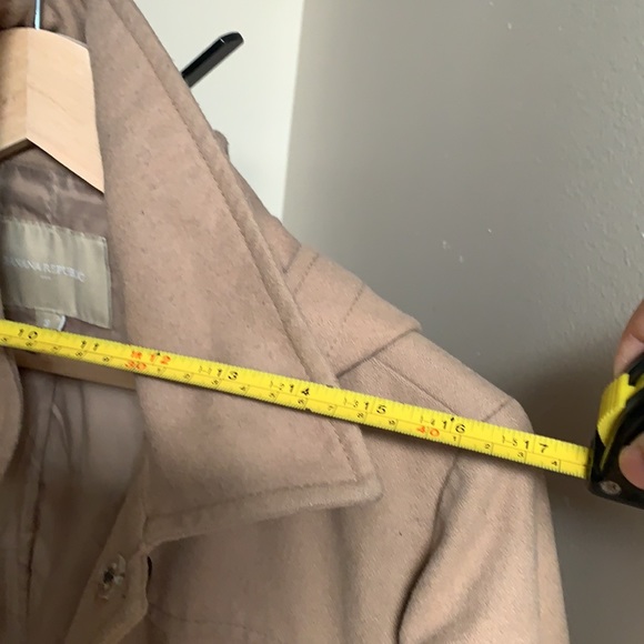 Banana republic tan wool coat - Picture 5 of 9
